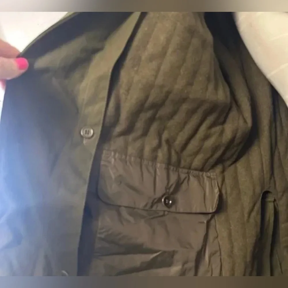Aspesi Green Detachable Thermore Wool Lined Field Jacket XXL - Picture 13 of 16